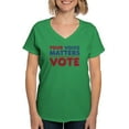 thumbnail image 1 of CafePress - Your Voice Matters Women's V Neck Dark T Shirt - Women's V-Neck Dark T-Shirt, 1 of 4