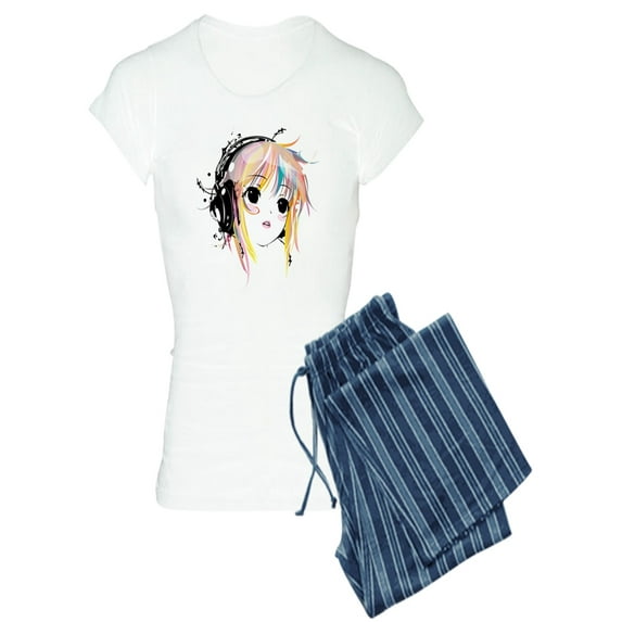 CafePress - Yuki Remix - Women's Light Pajamas