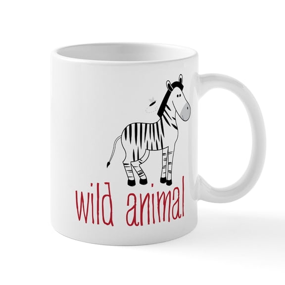 CafePress - Z Is For Zebra Mug - 11 oz Ceramic Mug - Novelty Coffee Tea Cup