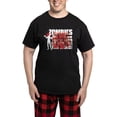 thumbnail image 1 of CafePress - ZOMBIES: ONE BITE AND YOUR DEAD AIM FOR THE HEAD M - Men's Dark Loose Fit Cotton Pajama Set, 1 of 7