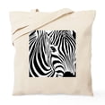 thumbnail image 1 of CafePress - Zebra Print Tote Bag - Unisex Canvas Tote Bag, Beige, 1-Piece, 1 of 6