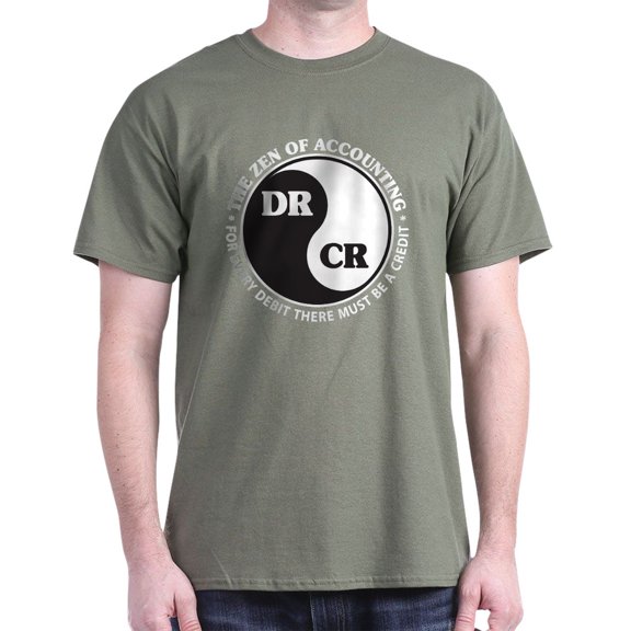 CafePress - Zen Of Accounting Dark T Shirt - Men's Classic Graphic Cotton T-Shirt