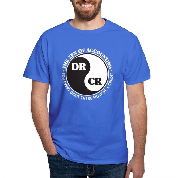 CafePress - Zen Of Accounting Dark T Shirt - Men's Classic Graphic Cotton T-Shirt