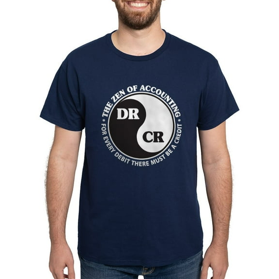 CafePress - Zen Of Accounting Dark T Shirt - Men's Classic Graphic Cotton T-Shirt