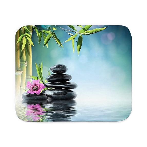 CafePress - Zen Reflection - Sherpa Fleece Throw Blanket 60" x 50"