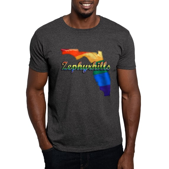 CafePress - Zephyrhills, Florida, Gay Pride, Dark T Shirt - Men's Classic Graphic Cotton T-Shirt