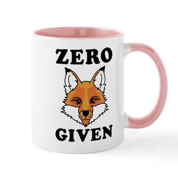 CafePress - Zero Fox Given - 11 oz Ceramic Mug - Novelty Coffee Tea Cup