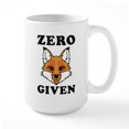 thumbnail image 1 of CafePress - Zero Fox Given - 15 oz Ceramic Large White Novelty Mug, 1 of 6