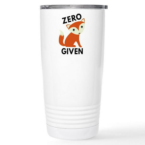CafePress - Zero Fox Given Ceramic Travel Mug - Insulated Stainless Steel Travel Tumbler 20 oz.