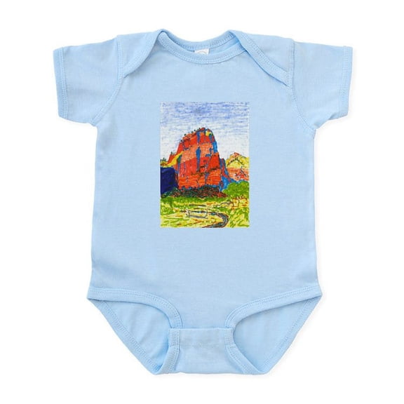 CafePress - Zion: Angels Landing Infant Bodysuit - Baby Light Bodysuit, Size Newborn - 24 Months