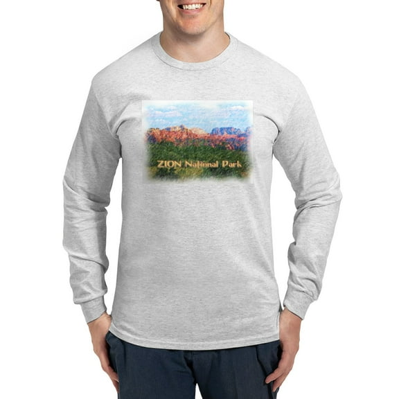 CafePress - Zion National Park, Utah Long Sleeve T Shirt - Unisex Cotton Long Sleeve T-Shirt