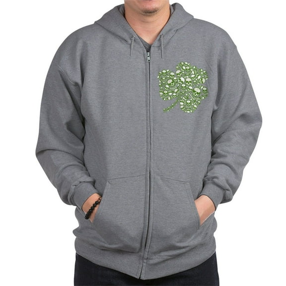 CafePress - Zip Hoodie - Zip Hoodie, Classic Hooded Sweatshirt with Metal Zipper