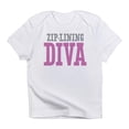 thumbnail image 1 of CafePress - Zip Lining DIVA Infant T Shirt - Infant T-Shirt, 1 of 4
