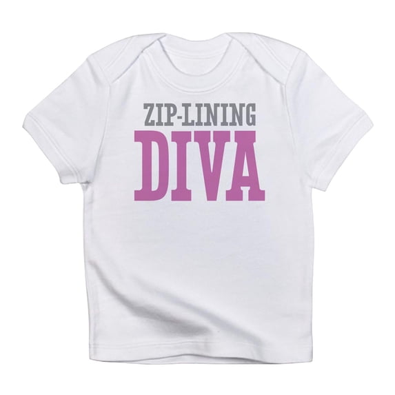 CafePress - Zip Lining DIVA Infant T Shirt - Infant T-Shirt