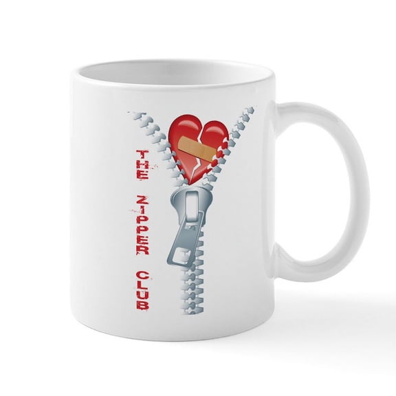 CafePress - Zipper Club Mug - 11 oz Ceramic Mug - Novelty Coffee Tea Cup