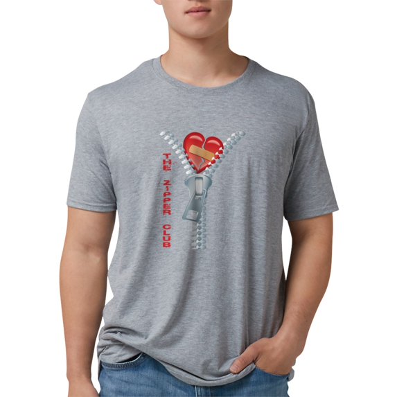 CafePress - Zipper Club T Shirt - Mens Tri-blend T-Shirt