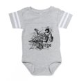 thumbnail image 1 of CafePress - Zodiac Distressed Virgo_Wh - Cute Infant Baby Football Bodysuit, 1 of 3