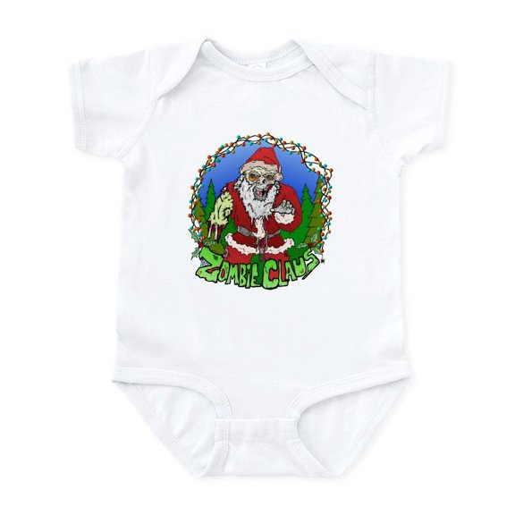 CafePress - Zombie Claus Infant Bodysuit - Baby Light Bodysuit, Size Newborn - 24 Months