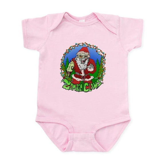 CafePress - Zombie Claus Infant Bodysuit - Baby Light Bodysuit, Size Newborn - 24 Months