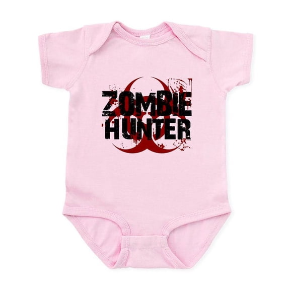 CafePress - Zombie Hunter Infant Bodysuit - Baby Light Bodysuit, Size Newborn - 24 Months