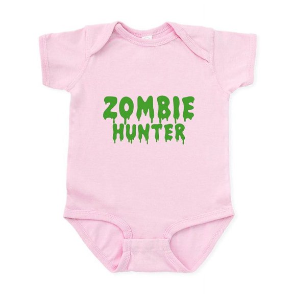 CafePress - Zombie Hunter Infant Bodysuit - Baby Light Bodysuit, Size Newborn - 24 Months