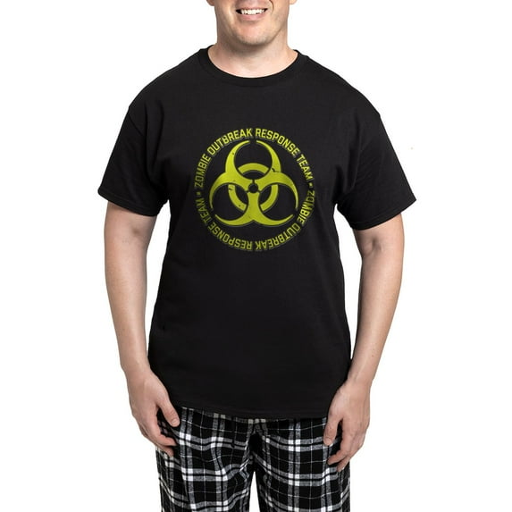 CafePress - Zombie Outbreak Response Team Pajamas - Men's Dark Loose Fit Cotton Pajama Set