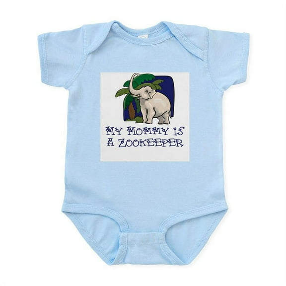 CafePress - Zookeeper Infant Bodysuit - Baby Light Bodysuit, Size Newborn - 24 Months