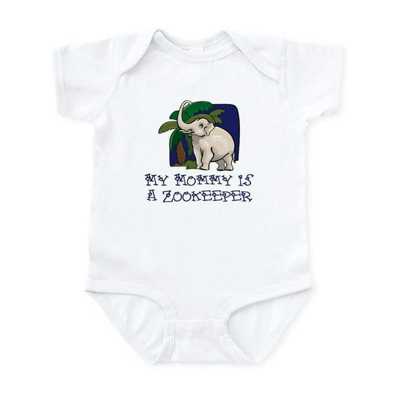 CafePress - Zookeeper Infant Bodysuit - Baby Light Bodysuit, Size Newborn - 24 Months