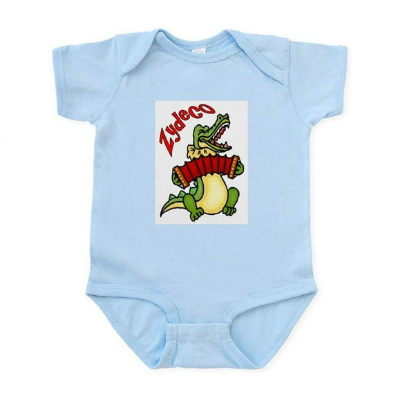 CafePress - Zydeco Gator Infant Bodysuit - Baby Light Bodysuit, Size Newborn - 24 Months