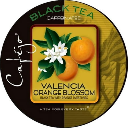 Cafejo K-CJT-VOB-1-24 Valencia Orange Blossom Tea K-Cups for Keurig Brewers