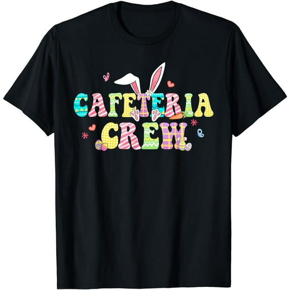 Cafeteria Crew Happy Easter Bunny Lunch Lady Matching T-Shirt