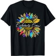 thumbnail image 1 of Cafeteria Crew Sunflower Lunch Ladies Rock Cafe Worker T-Shirt, 1 of 3