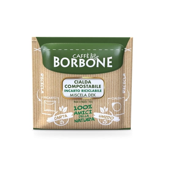 Caff Borbone DEK Blend Decaffeinated Medium Roast ESE Espresso Paper Pods (150 Count)