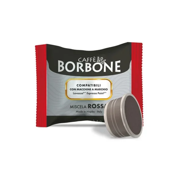 Caff Borbone Miscela Rossa, Medium Roast, Compatible Lavazza Espresso Point 100 Coffee Pods