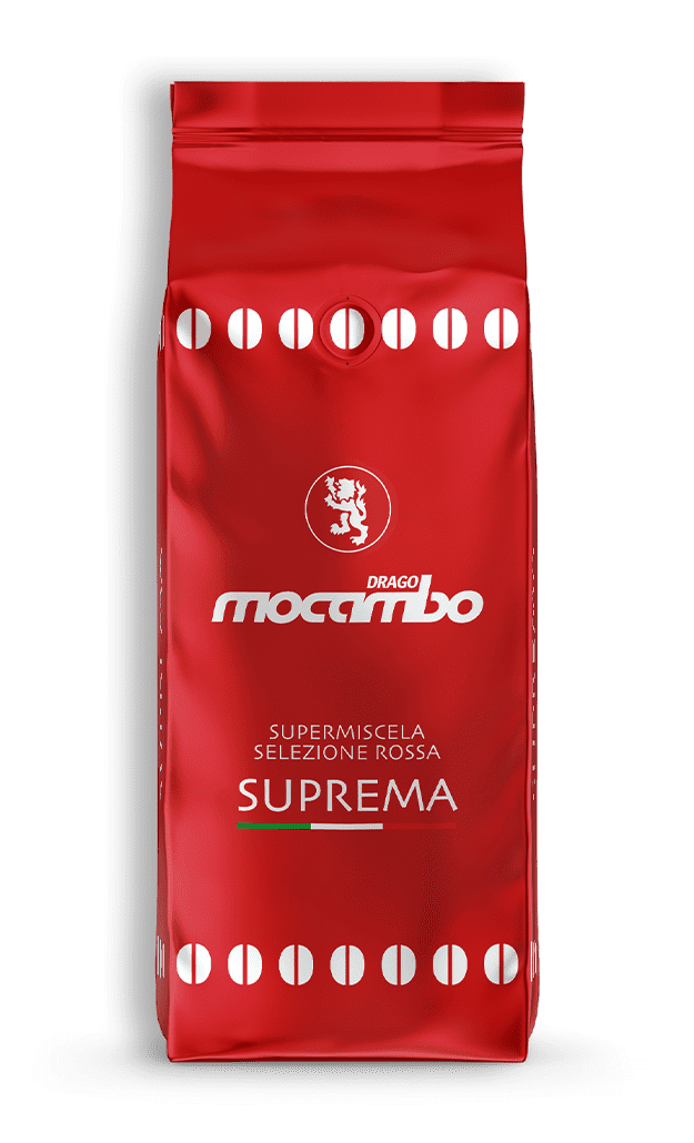 Caffé Suprema Whole Bean Coffee, Medium Roast, 2.2 Pound (Pack of 1), Coffee Blend 70% Arabica and 30% Robusta, Premium Italian Coffee