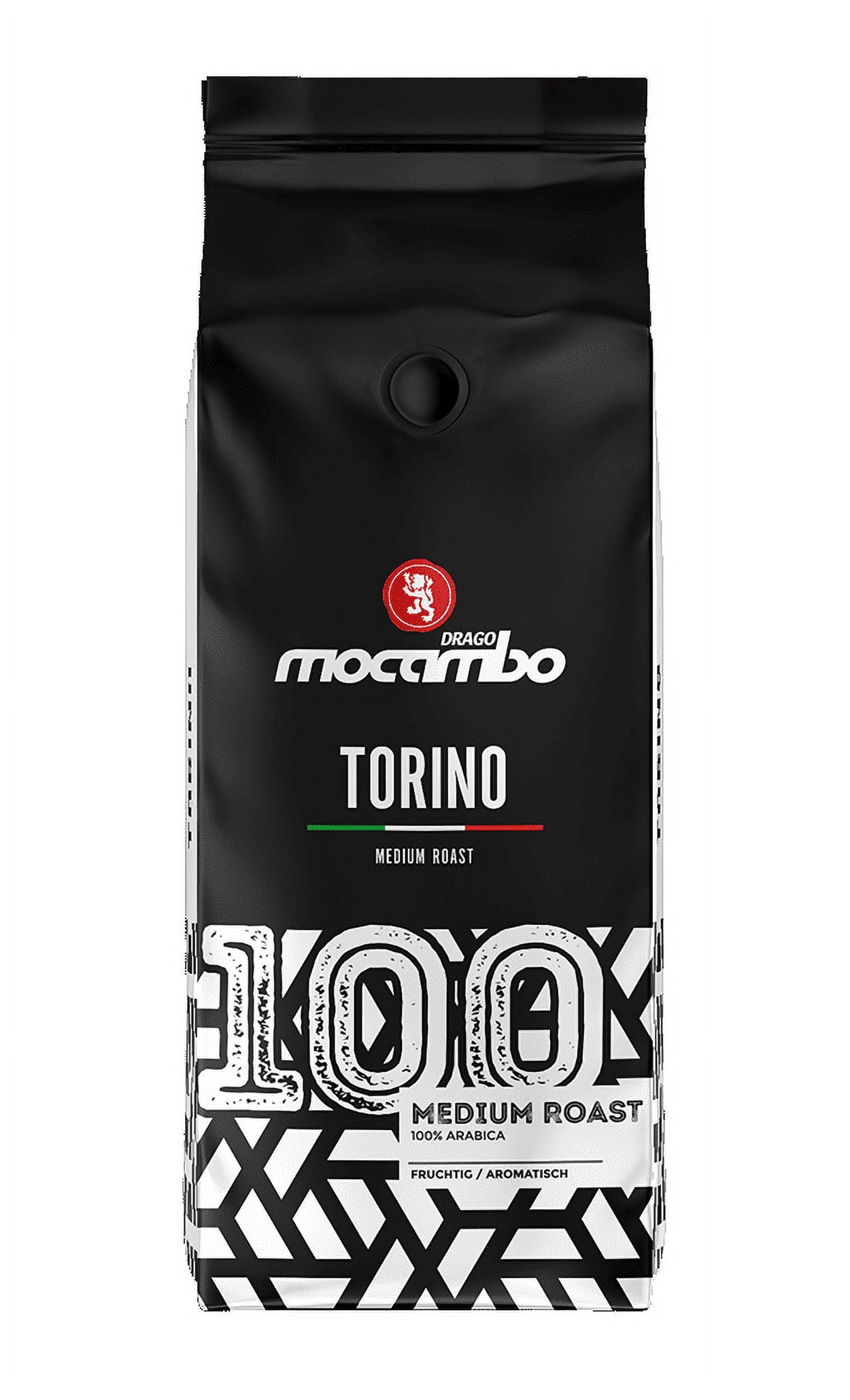 Caffé Torino, Whole Bean Coffee, Medium Roasted, 2.2 Pound (Pack of 1), 100% Arabica, Premium Italian Coffee