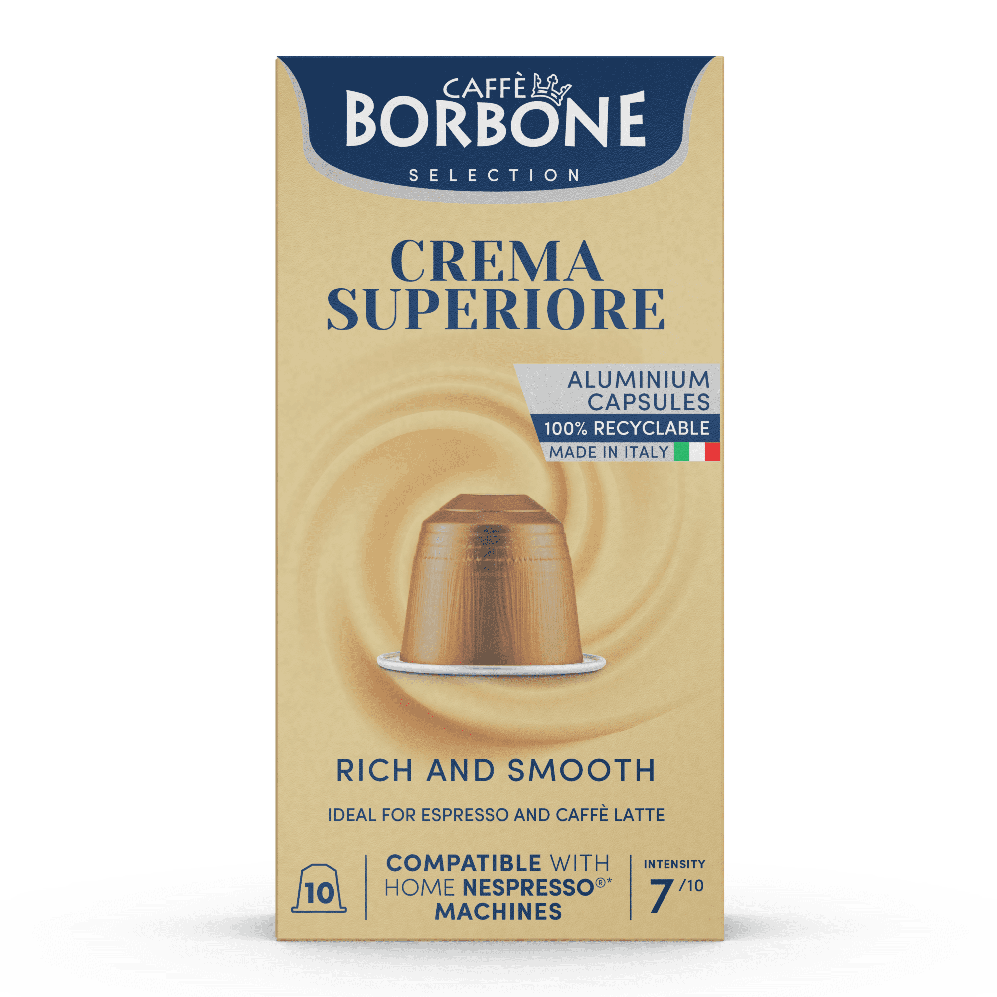 100 Cápsulas Aluminio Caffè Borbone Ciao Venezia Compatibles Nespresso