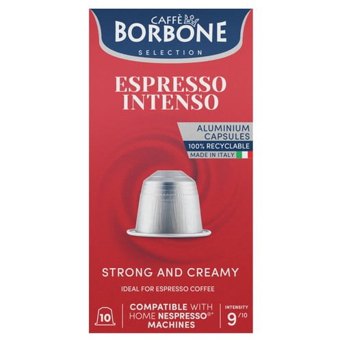 Caffe Borbone Espresso Intensity 9 Nespresso Compatible Capsules, 10 pods per pack, British Import (Pack of 3)
