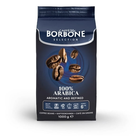 Caffè Borbone 100% Arabica Medium Roast Whole Bean Coffee 2.2 Pound Bag