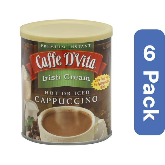 Caffe D' Vita Cappuccino Irish Cream 16 oz (Pack Of 6)