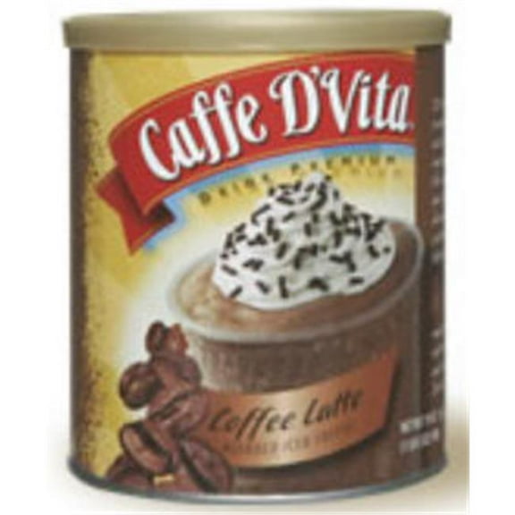 Caffe DVita Coffee Latte Blended Iced Coffee 6 1lb canisters