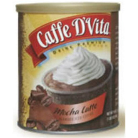 Caffe DVita Mocha Latte Blended Iced Coffee 6 1lb canisters