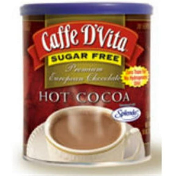 Caffe DVita  Premium Sugar Free Hot Cocoa 6 10 oz canisters