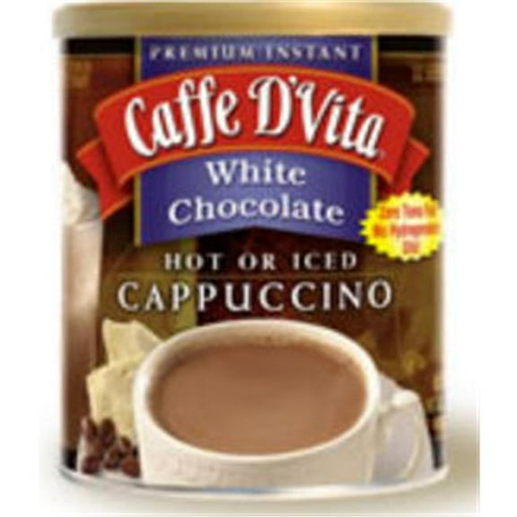 Caffe DVita White Chocolate Cappuccino 6 1lb canisters