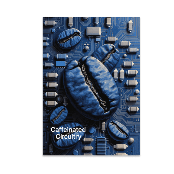 Caffeinated Circuitry - Tech Enthusiast - 13x19 Poster Print