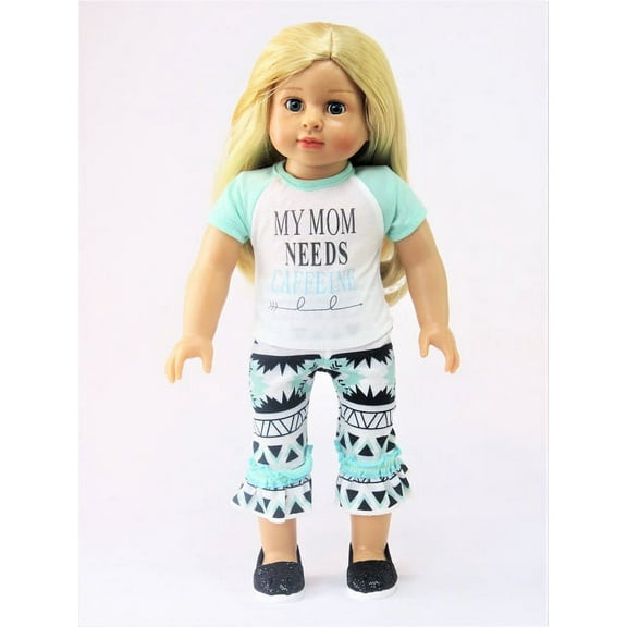 Caffeine Crazy Pants Outfit | 18 Inch Doll Clothes