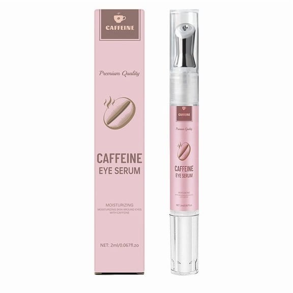 Caffeine Eye Cream ,Eye Cream for Puffiness and Bags Under Eyes,Caffeine Lutein Eye Cream 2ml - Anti-Wrinkle, Refreshing, Reduces Puffiness & Blue Light Protection(Multicolorpink)