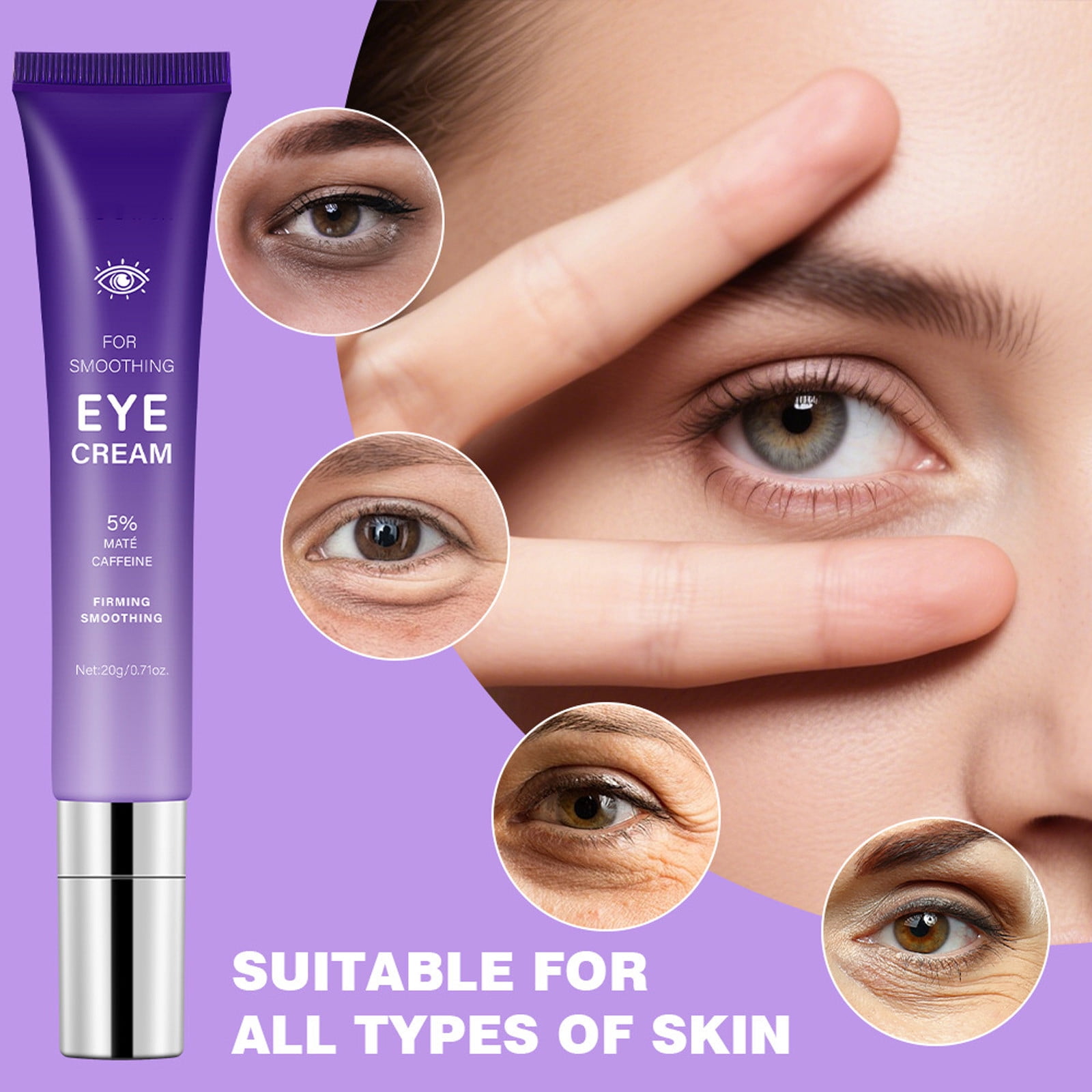 Centenary Eye cream 20g 2個セット Caffeine Eye Cream ,Eye Cream for Puffiness and Bags Under Eyes