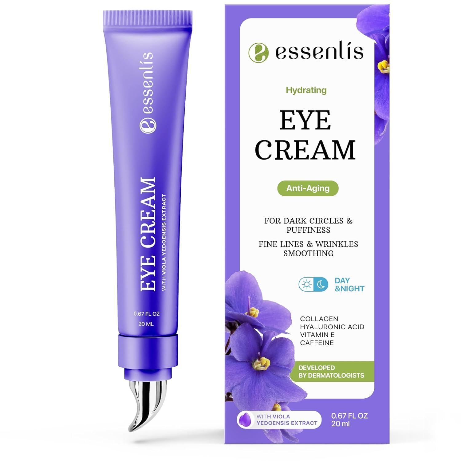 Caffeine Eye Cream for YPF5 Dark Circles and Puffiness Collagen