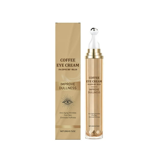 Caffeine Eye Serum, Hydrating Under Eye Care Daily Wrinkle Cream, Smooth and Hydrate Skin, Eye Crea for Dark Circles Treatments, Reduce Under Eye Bags, Smooth Wrinkles